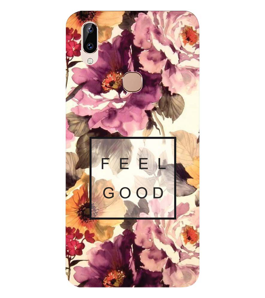 PS1324-Feel Good Flowers Back Cover for Vivo Y83 Pro
