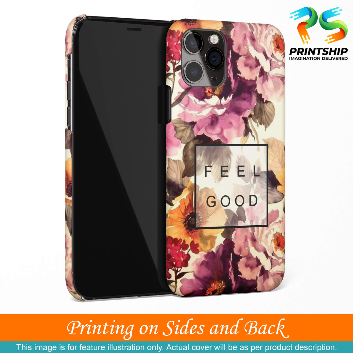 PS1324-Feel Good Flowers Back Cover for Samsung Galaxy J7 Pro-Image3