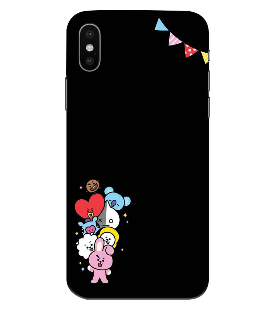 PS1325-Animals Brigade Back Cover for Apple iPhone XS Max