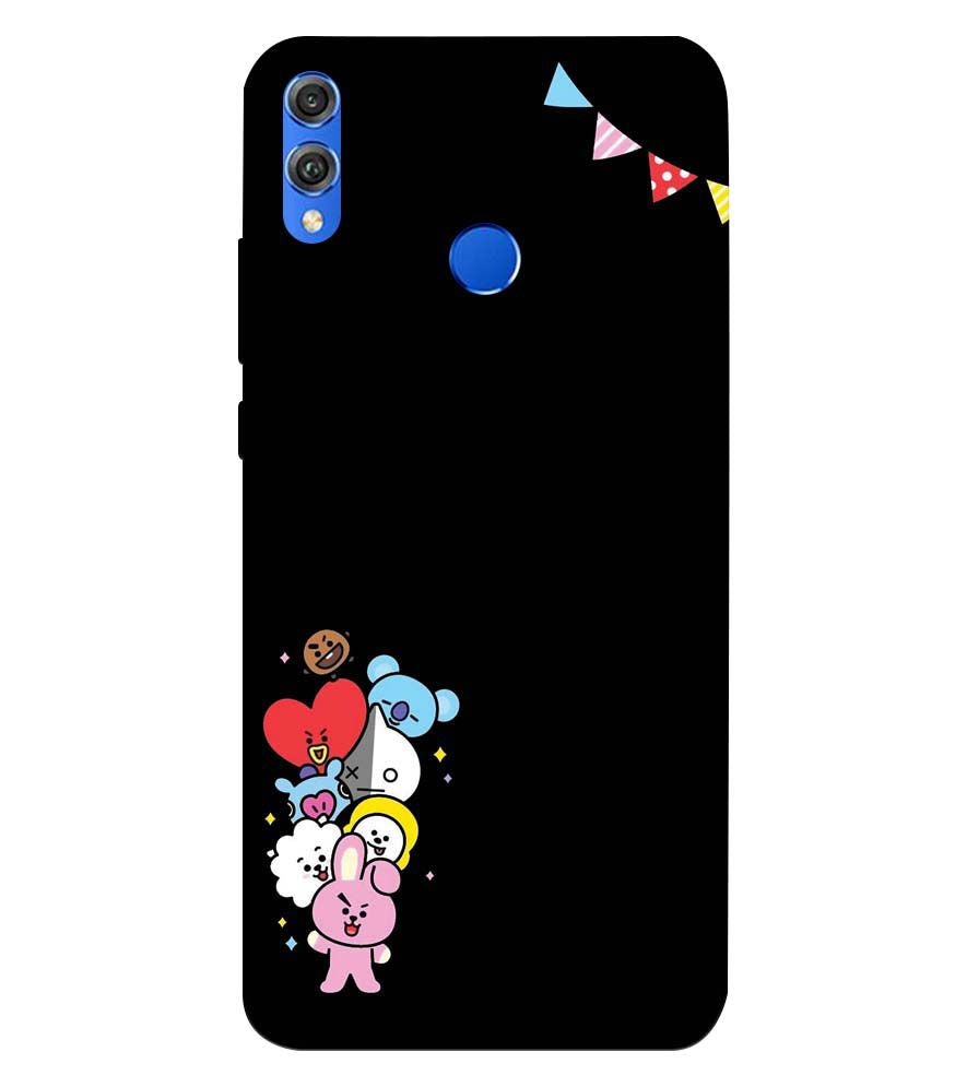 PS1325-Animals Brigade Back Cover for Huawei Honor 8X