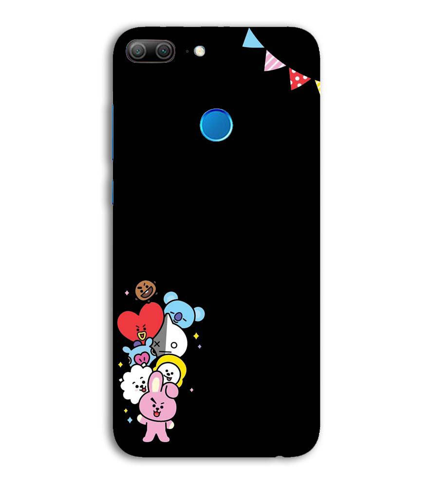 PS1325-Animals Brigade Back Cover for Huawei Honor 9 Lite