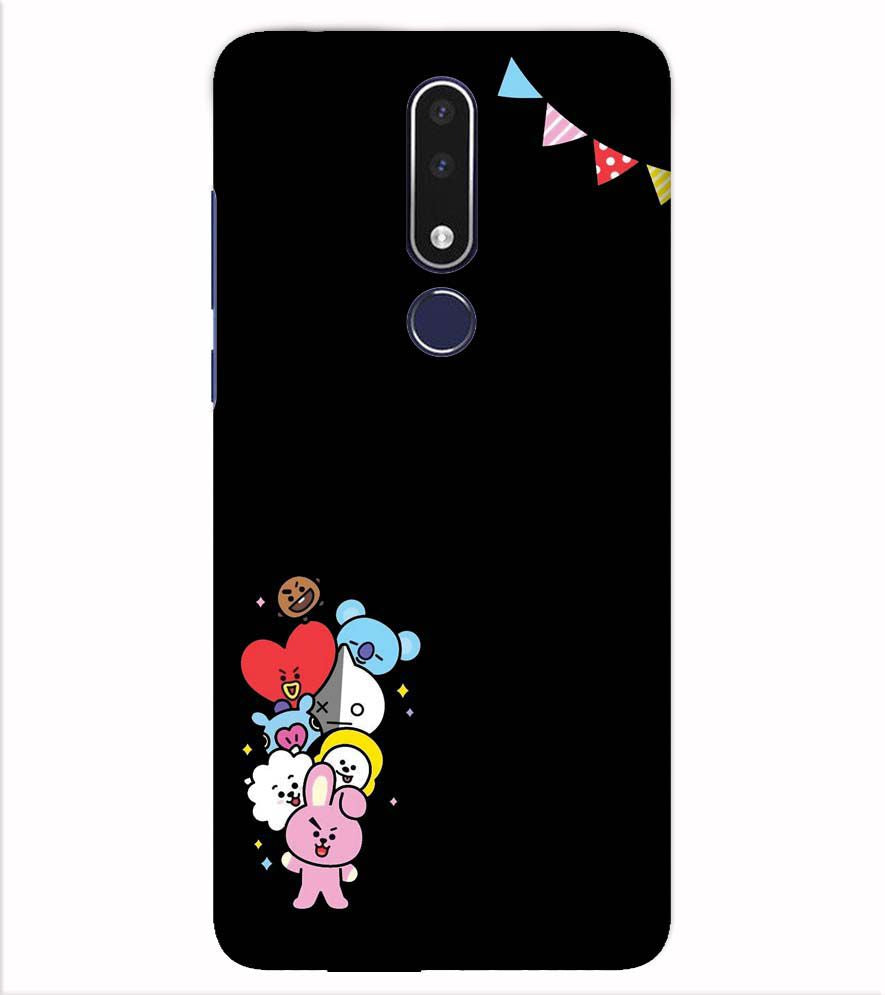 PS1325-Animals Brigade Back Cover for Nokia 7.1