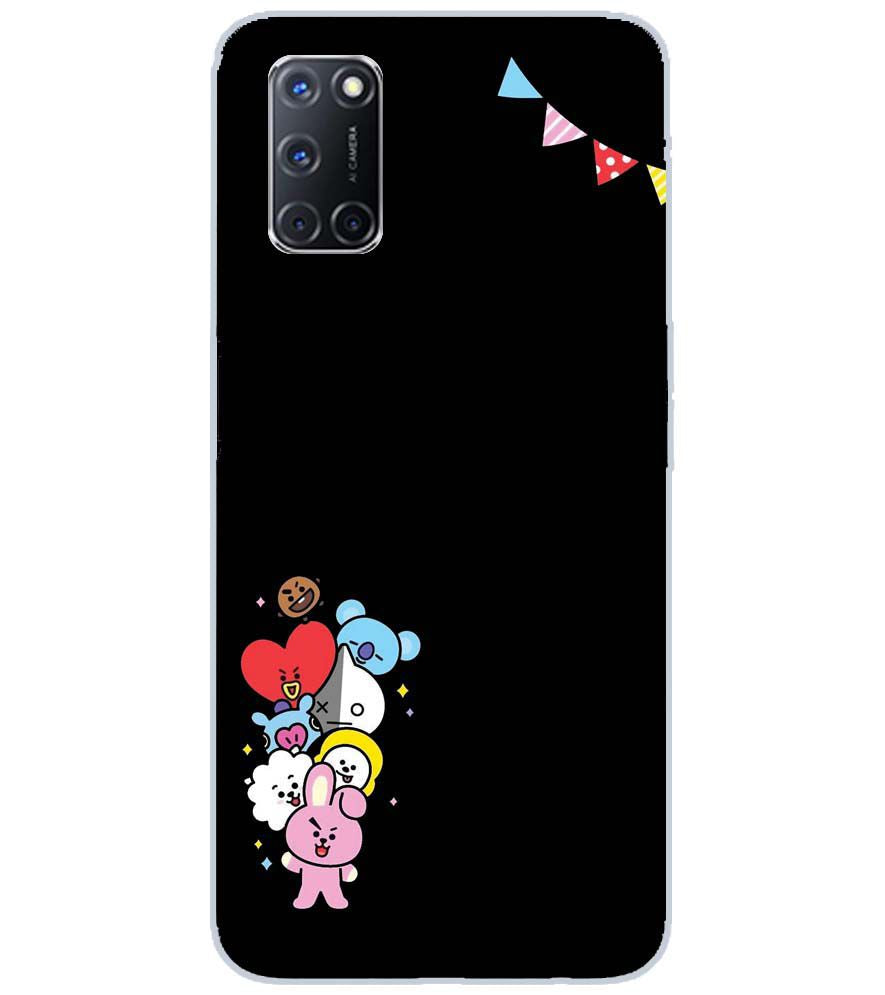 PS1325-Animals Brigade Back Cover for Oppo A72