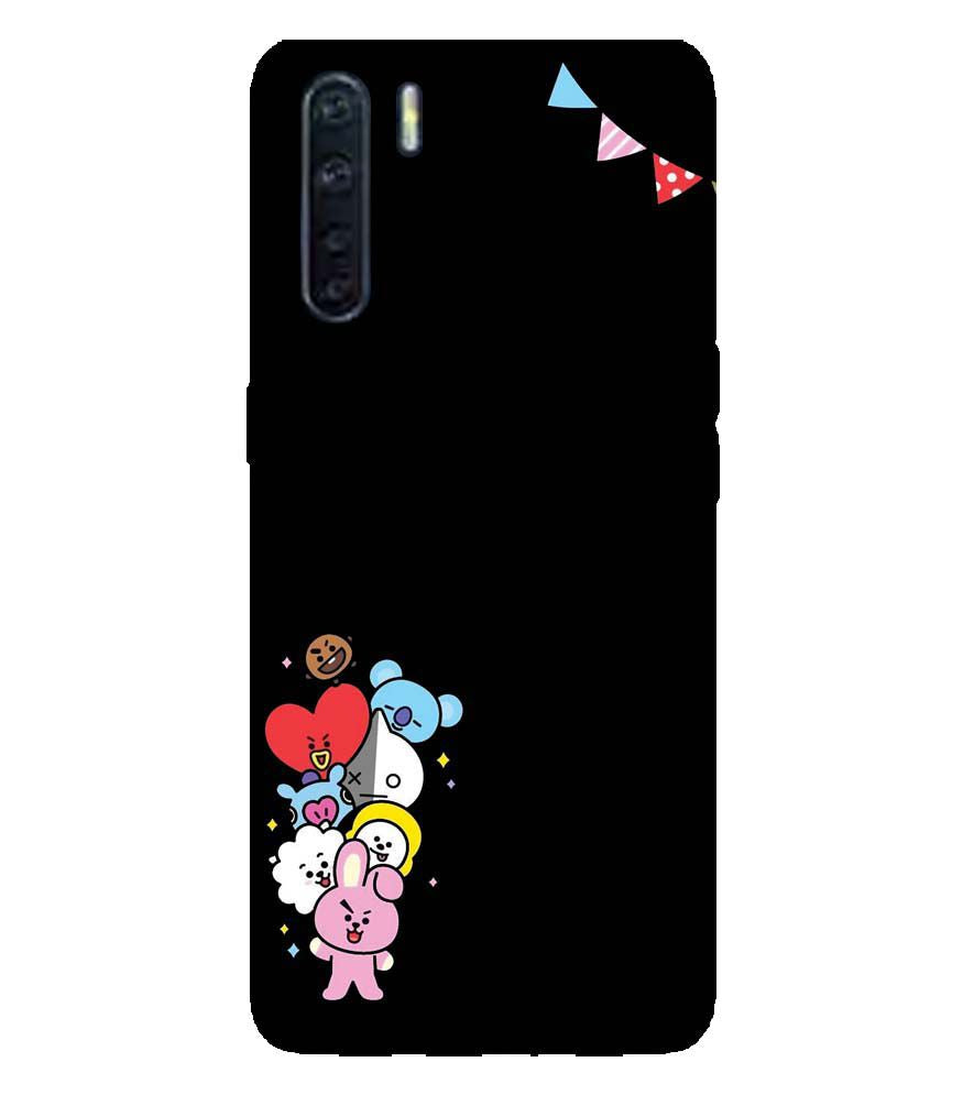 PS1325-Animals Brigade Back Cover for Oppo F15