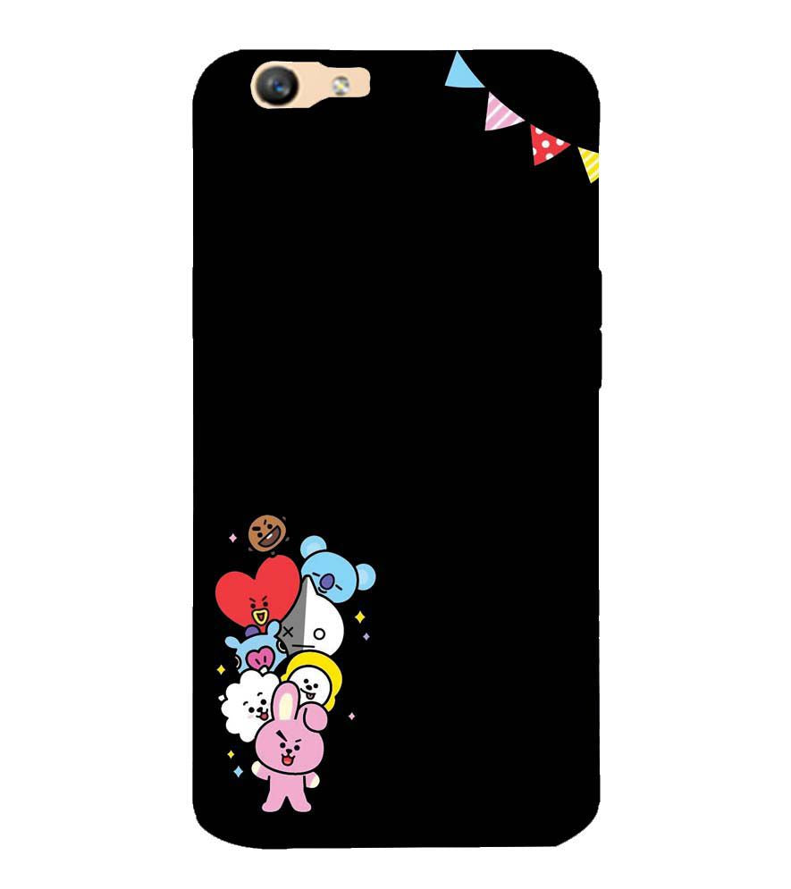 PS1325-Animals Brigade Back Cover for Oppo F1s : A59