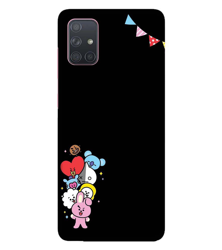 PS1325-Animals Brigade Back Cover for Samsung Galaxy A71