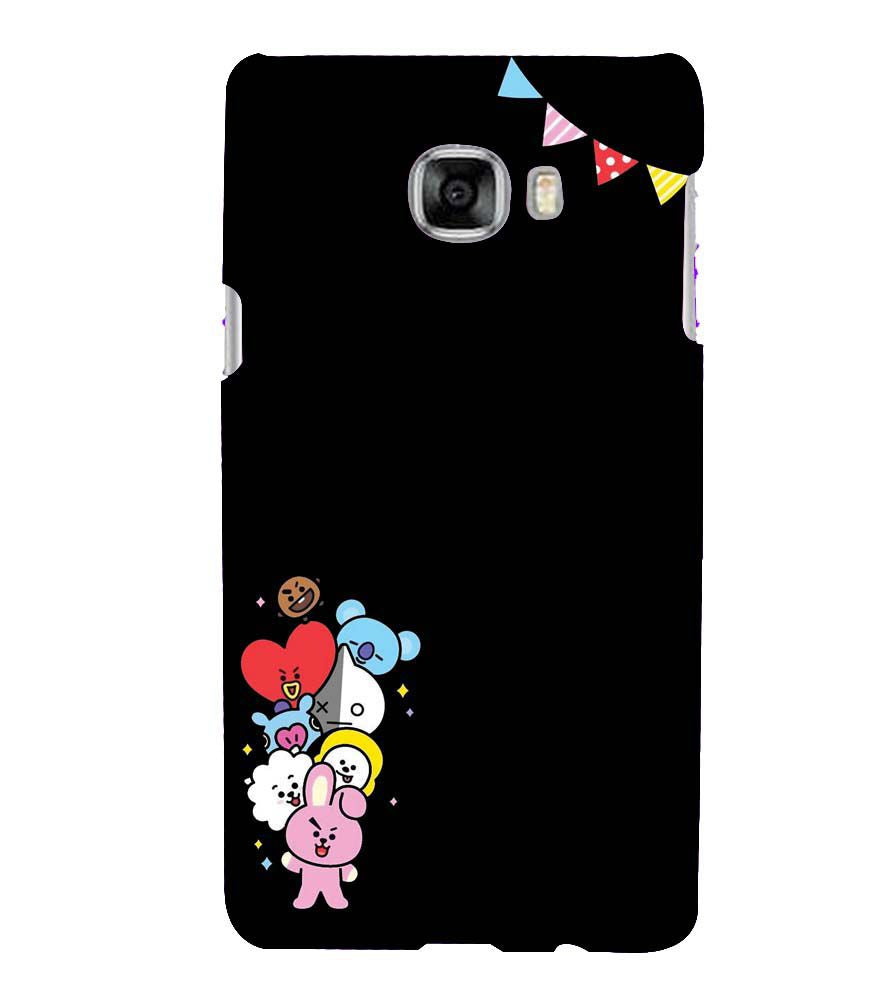 PS1325-Animals Brigade Back Cover for Samsung Galaxy C7 Pro