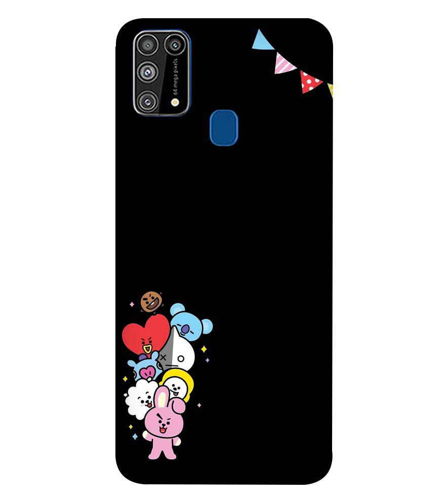 PS1325-Animals Brigade Back Cover for Samsung Galaxy M31