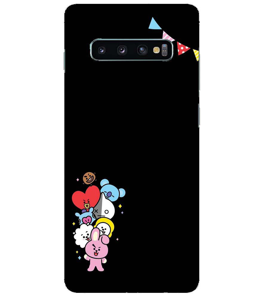 PS1325-Animals Brigade Back Cover for Samsung Galaxy S10+ (Plus with 6.4 Inch Screen)