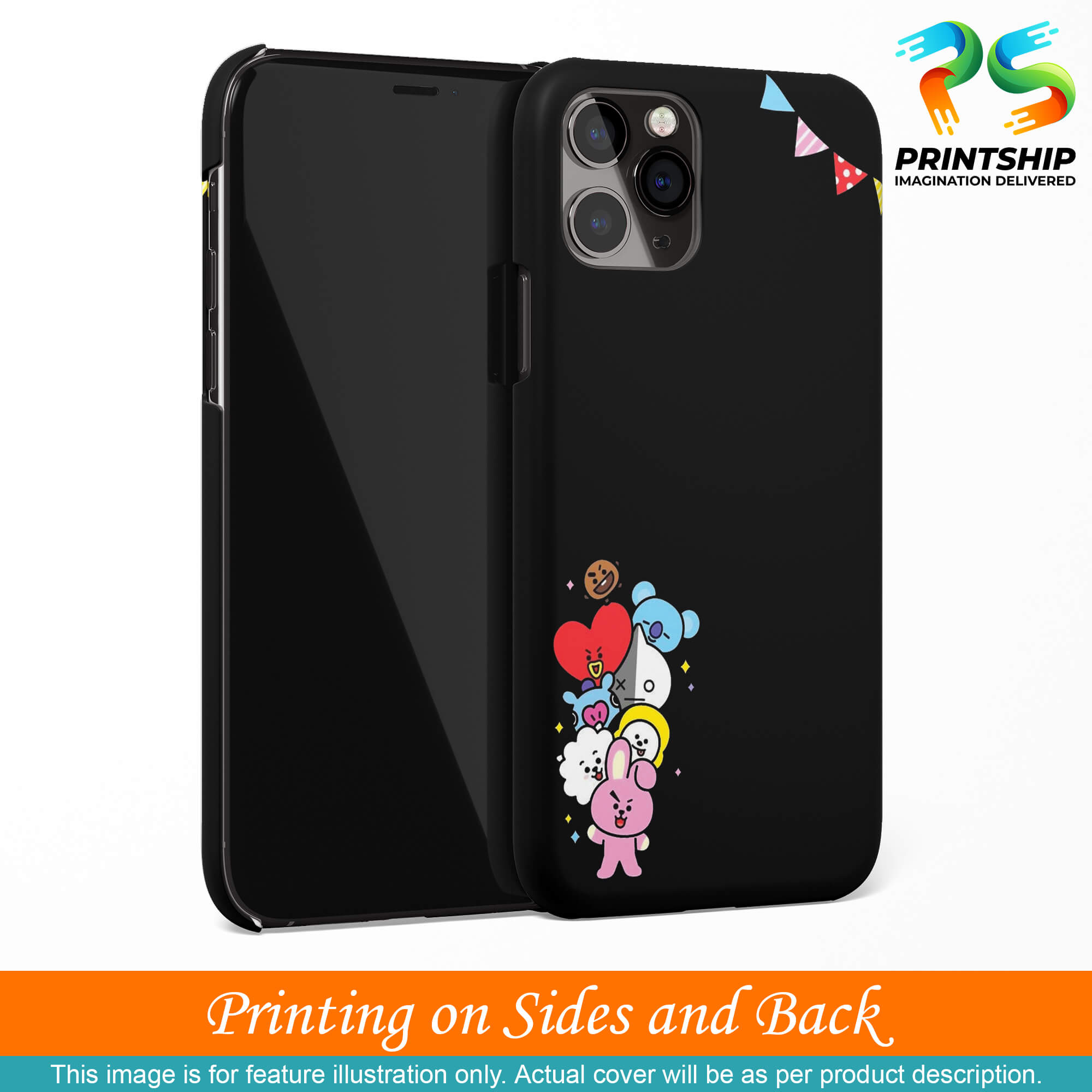 PS1325-Animals Brigade Back Cover for Apple iPhone XS Max-Image3