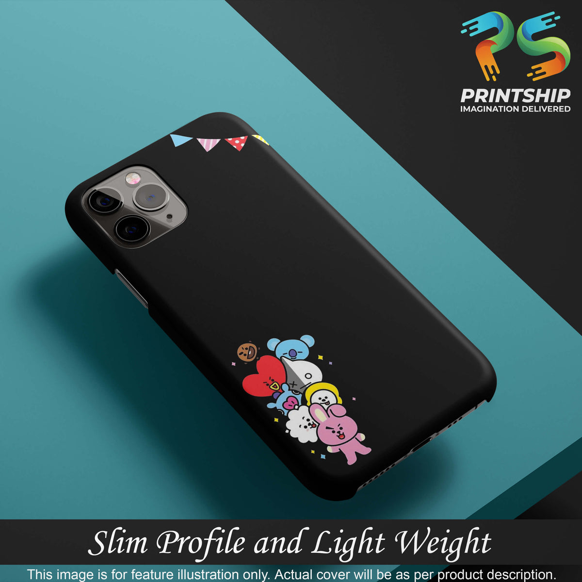 PS1325-Animals Brigade Back Cover for Oppo A72-Image4