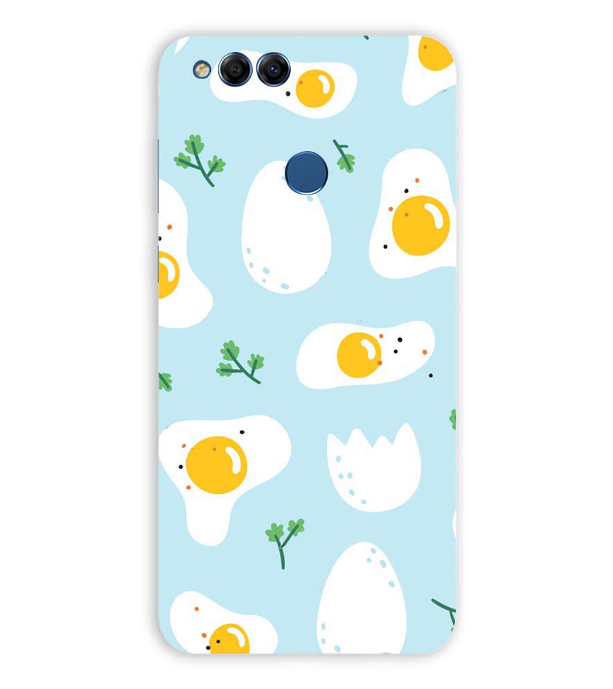 PS1326-Natural Abstract Pattern Back Cover for Huawei Honor 7X