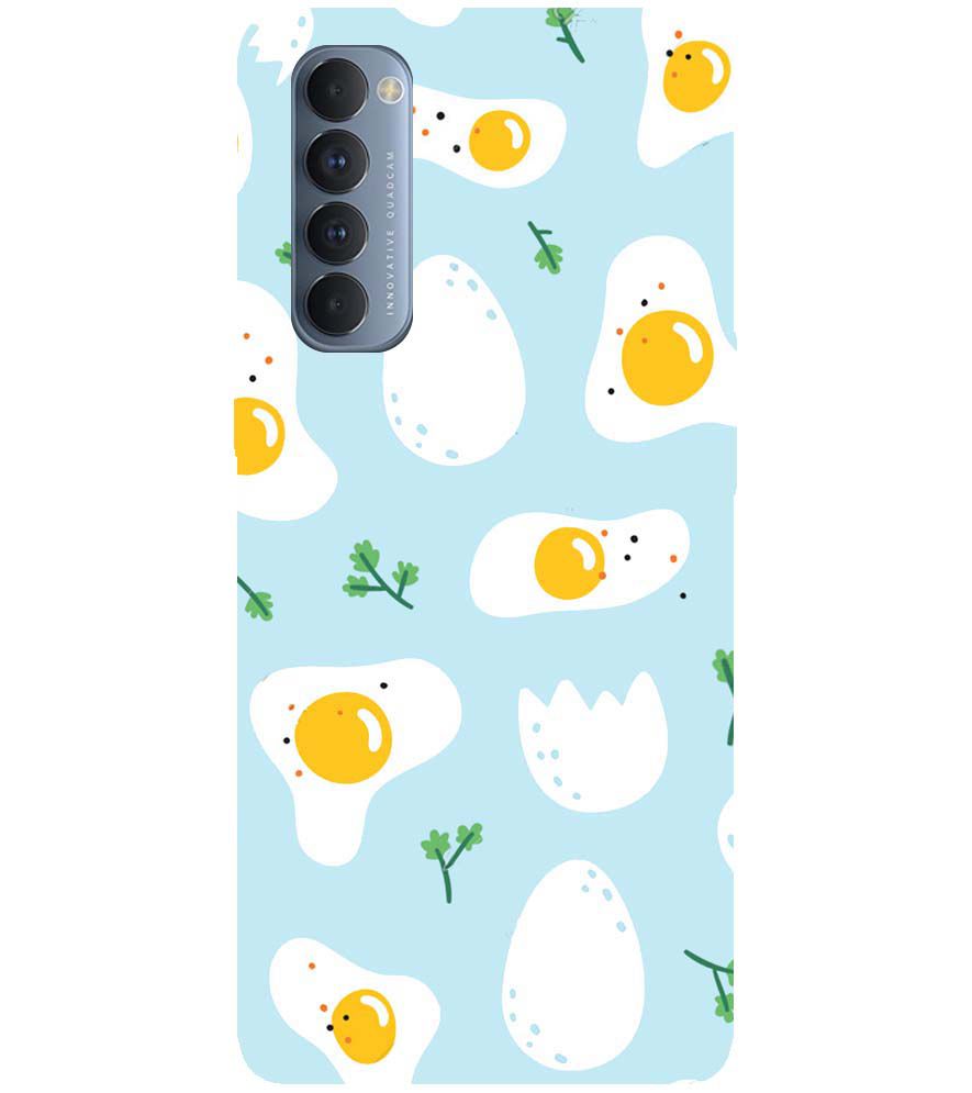 PS1326-Natural Abstract Pattern Back Cover for Oppo Reno4 Pro