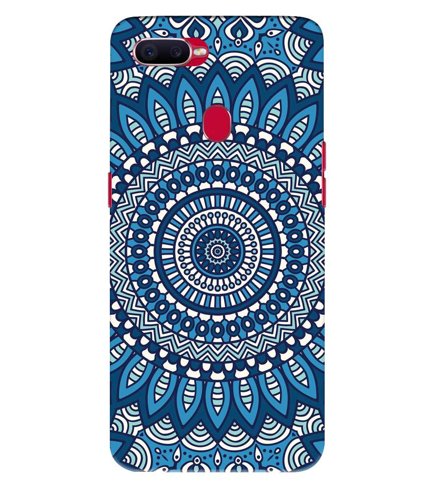 PS1327-Blue Mandala Design Back Cover for Oppo Realme 2 Pro
