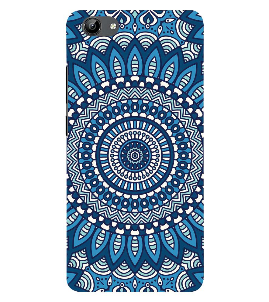 PS1327-Blue Mandala Design Back Cover for Vivo Y71i