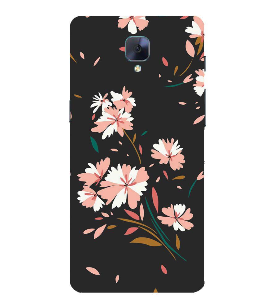 PS1328-Flower Pattern Back Cover for OnePlus 3 and OnePlus 3T