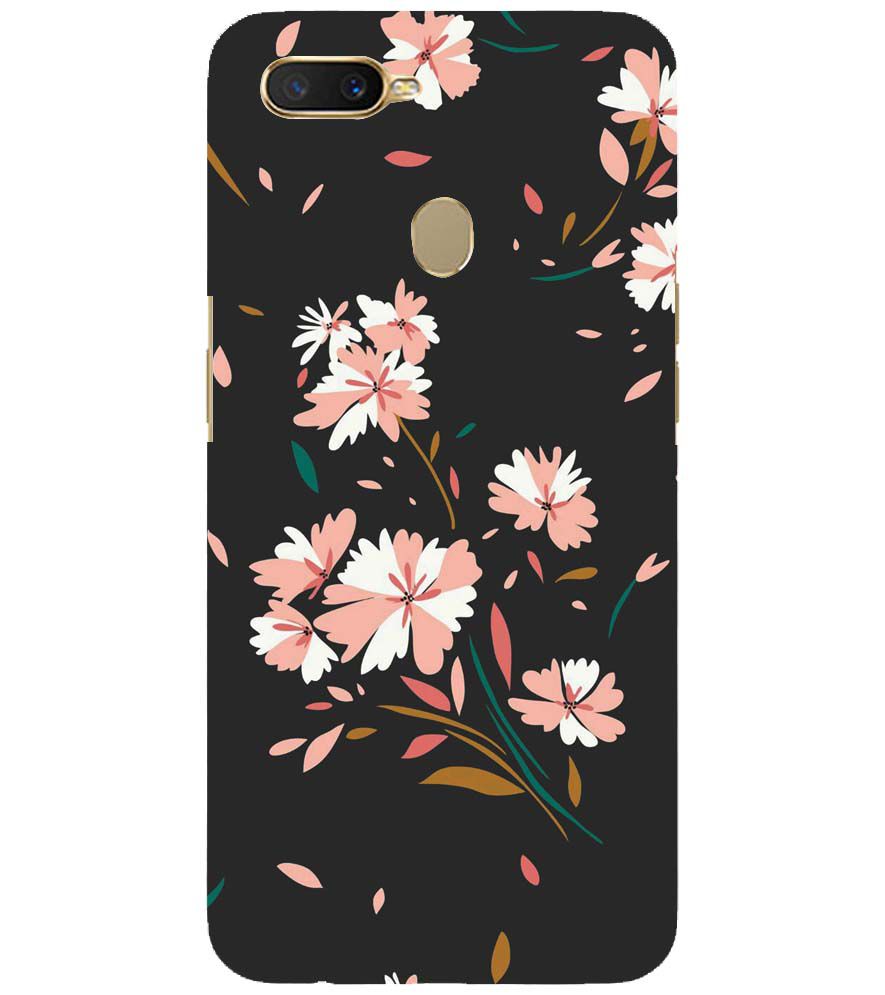 PS1328-Flower Pattern Back Cover for Oppo A11K