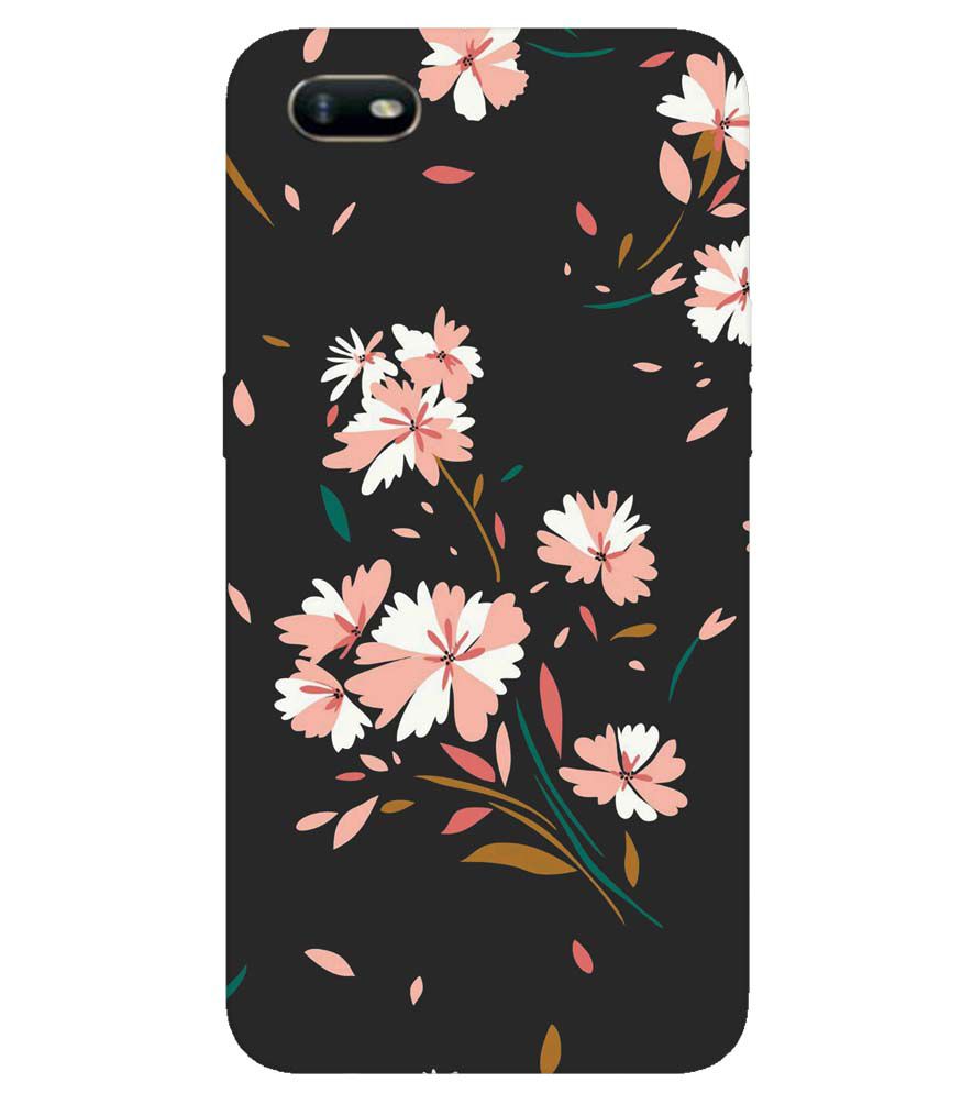 PS1328-Flower Pattern Back Cover for Oppo A1k