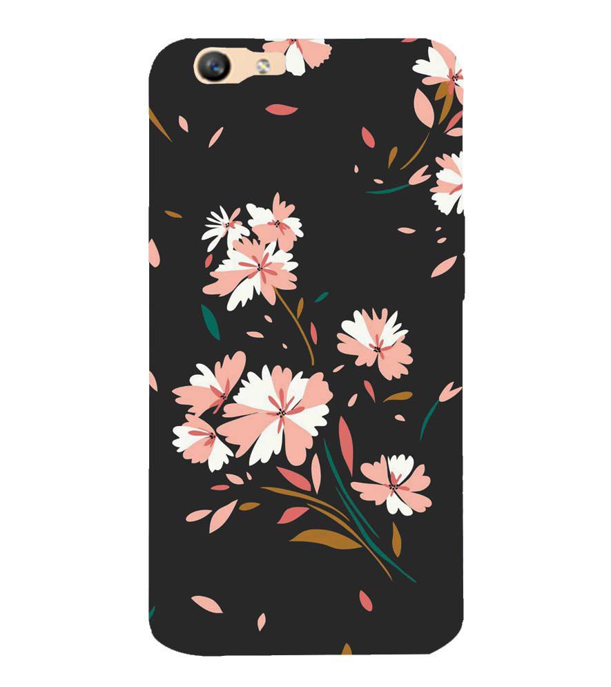 PS1328-Flower Pattern Back Cover for Oppo F1s : A59