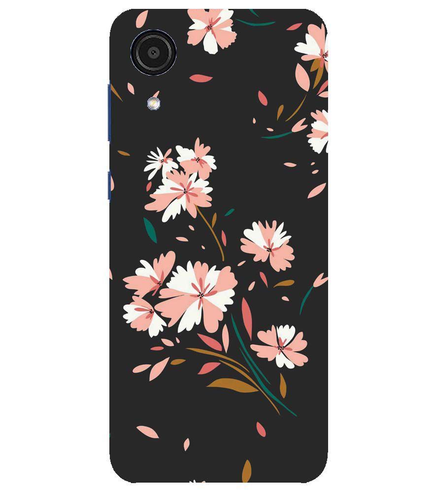 PS1328-Flower Pattern Back Cover for Samsung Galaxy A03 Core