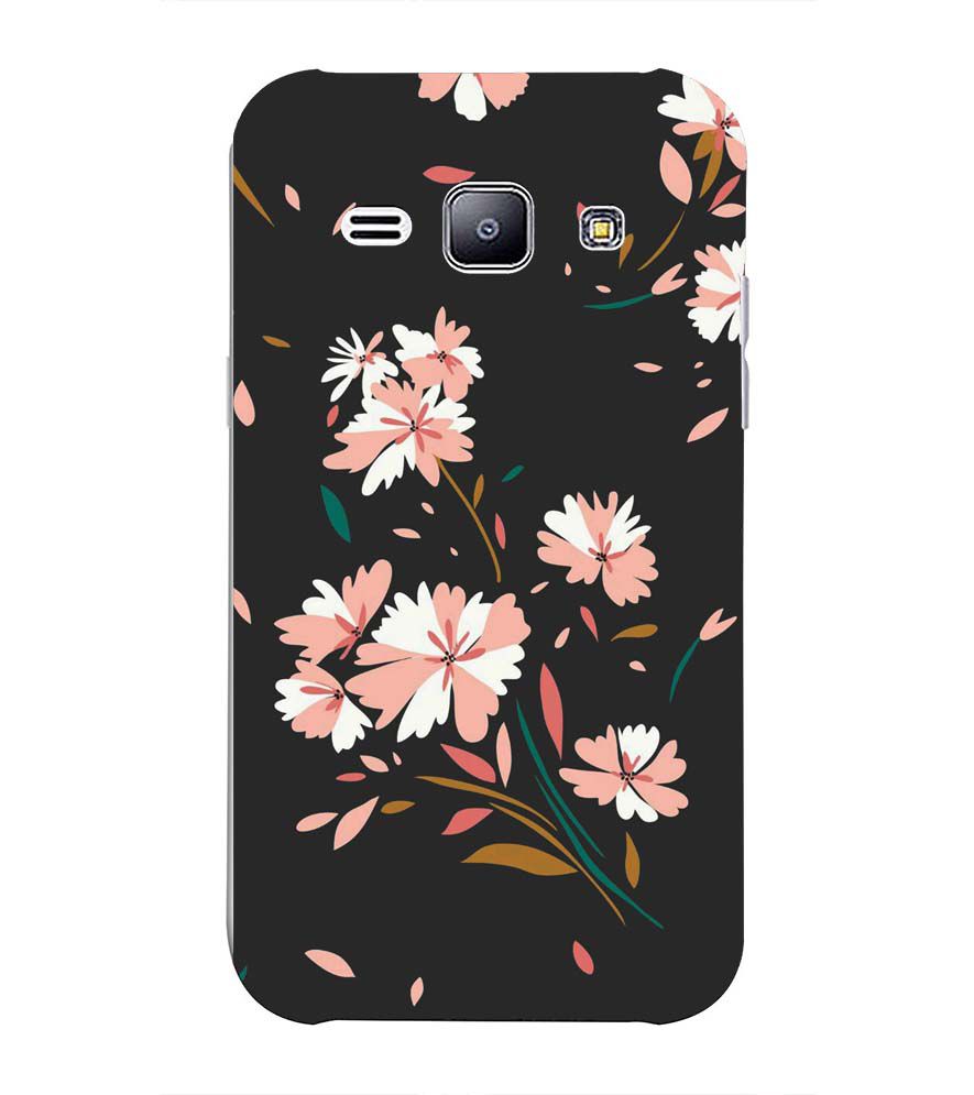 PS1328-Flower Pattern Back Cover for Samsung Galaxy J2 (2015)