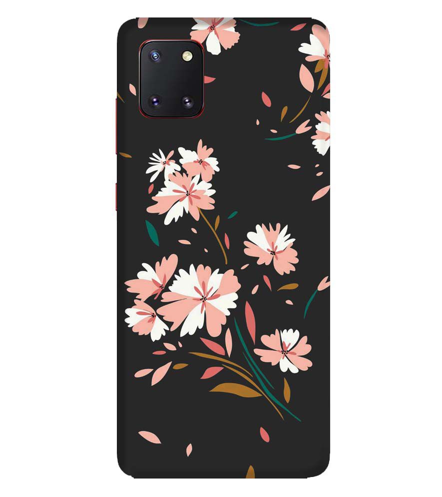 PS1328-Flower Pattern Back Cover for Samsung Galaxy Note10 Lite