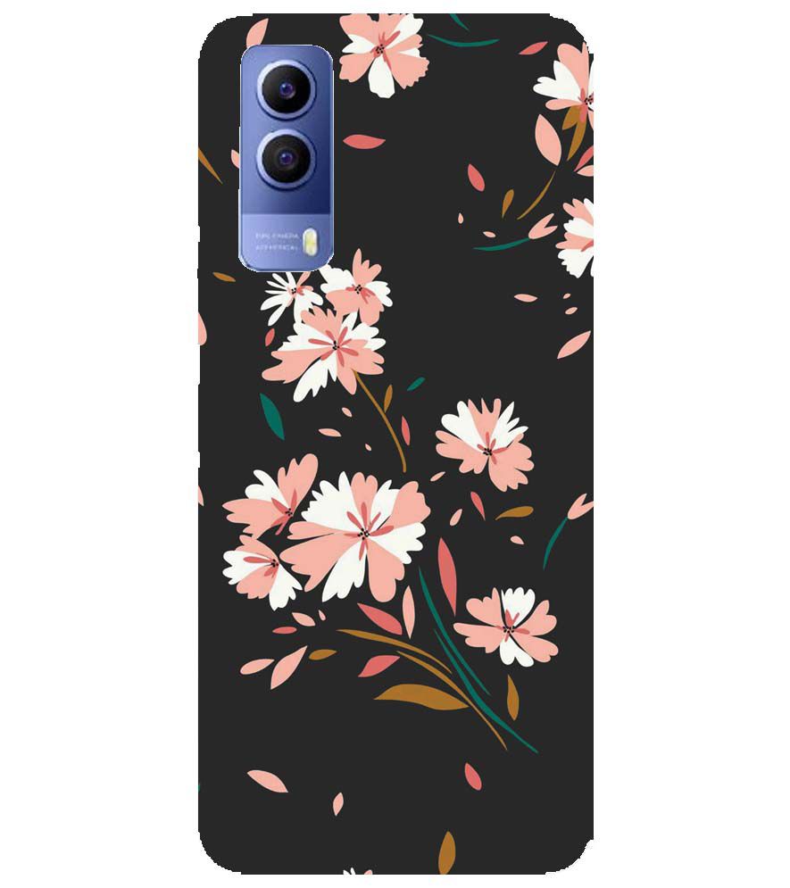PS1328-Flower Pattern Back Cover for vivo Y53s
