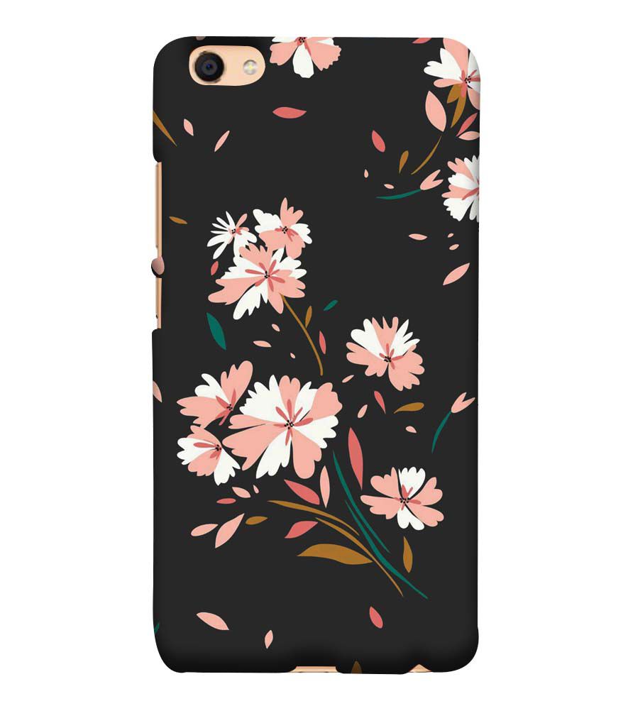 PS1328-Flower Pattern Back Cover for vivo Y55s