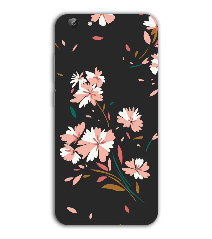 PS1328-Flower Pattern Back Cover for Vivo Y69
