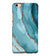 PS1329-Golden Green Marble Back Cover for Vivo Y55L