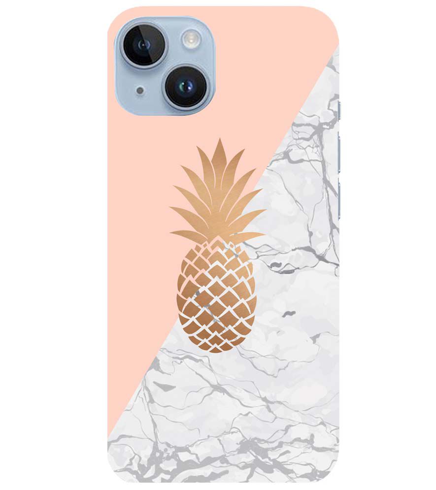 PS1330-Pineapple Marble Back Cover for Apple iPhone 14