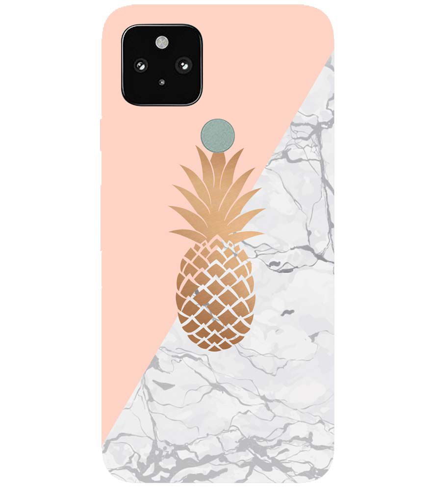 PS1330-Pineapple Marble Back Cover for Google Pixel 5