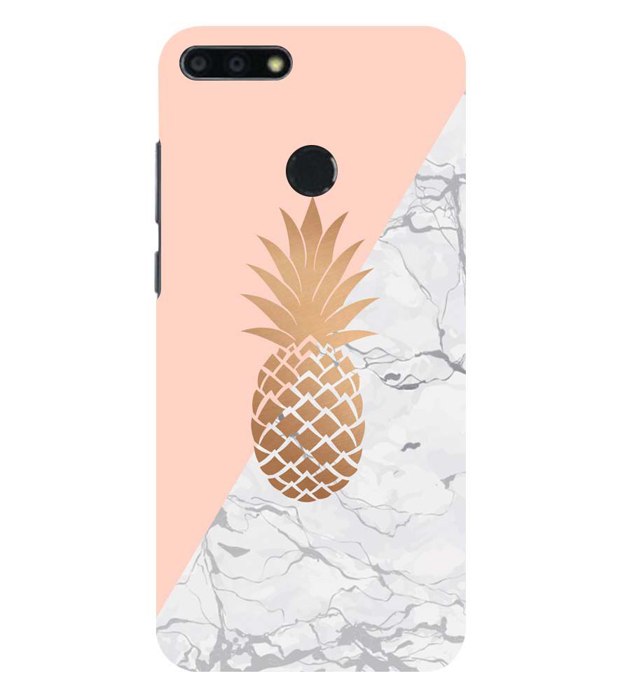 PS1330-Pineapple Marble Back Cover for Huawei Honor 7A
