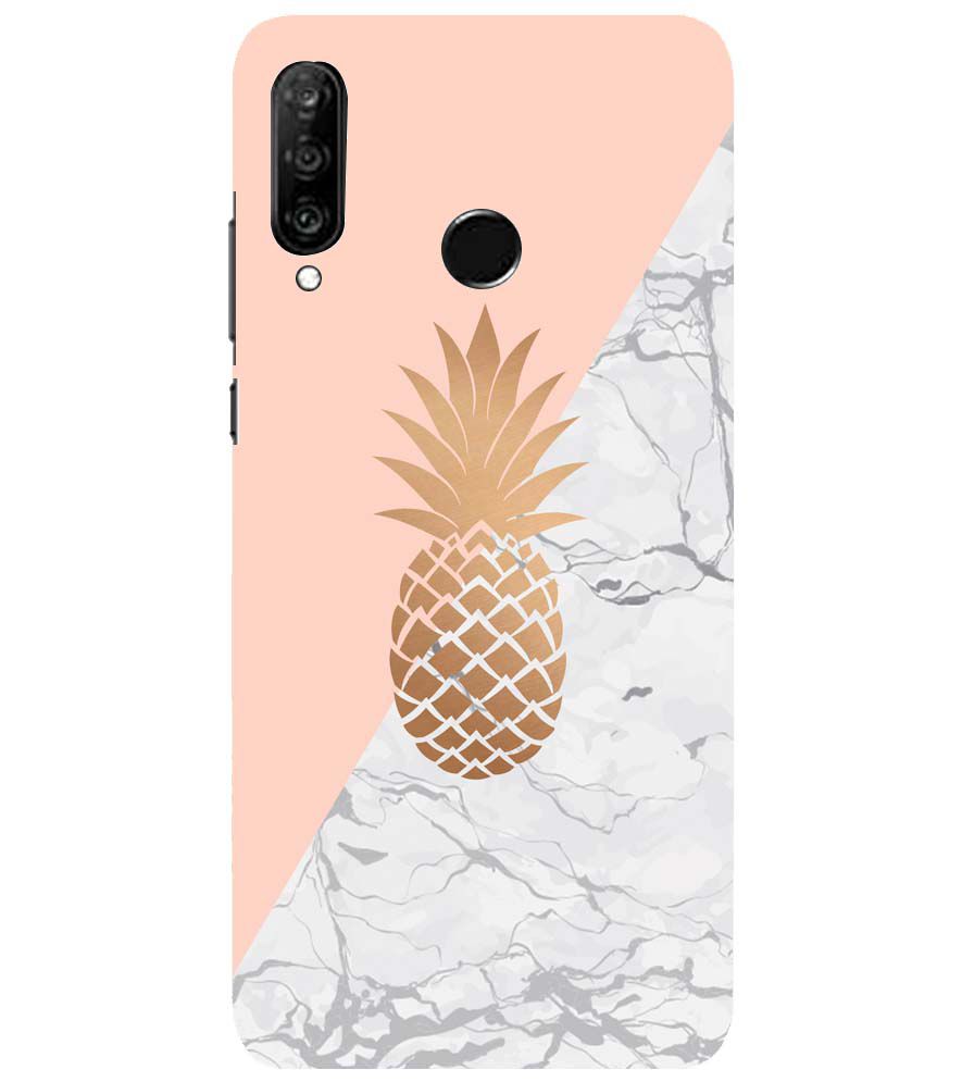 PS1330-Pineapple Marble Back Cover for Huawei nova 4e