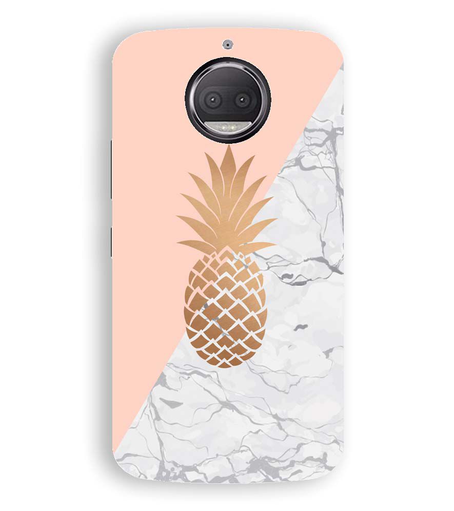 PS1330-Pineapple Marble Back Cover for Motorola Moto G5S Plus