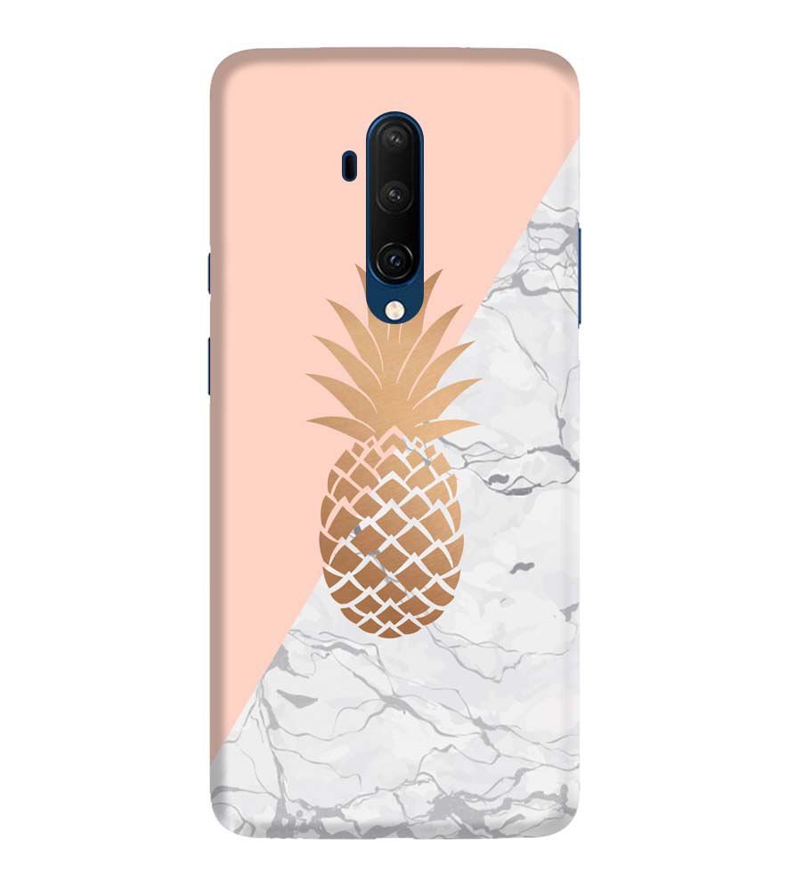 PS1330-Pineapple Marble Back Cover for OnePlus 7T Pro