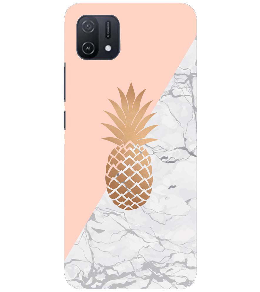 PS1330-Pineapple Marble Back Cover for Oppo A16K