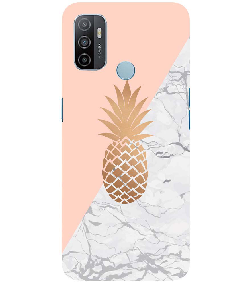 PS1330-Pineapple Marble Back Cover for Oppo A32