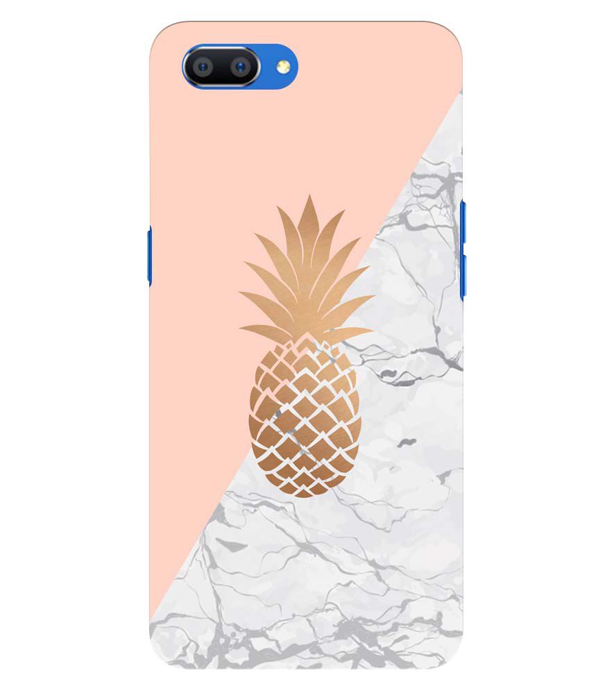 PS1330-Pineapple Marble Back Cover for Oppo A5