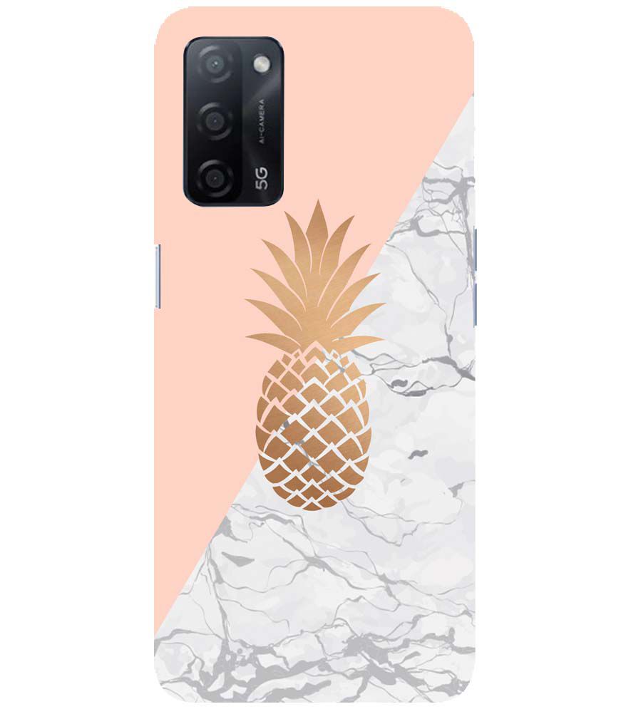 PS1330-Pineapple Marble Back Cover for Oppo A53s 5G