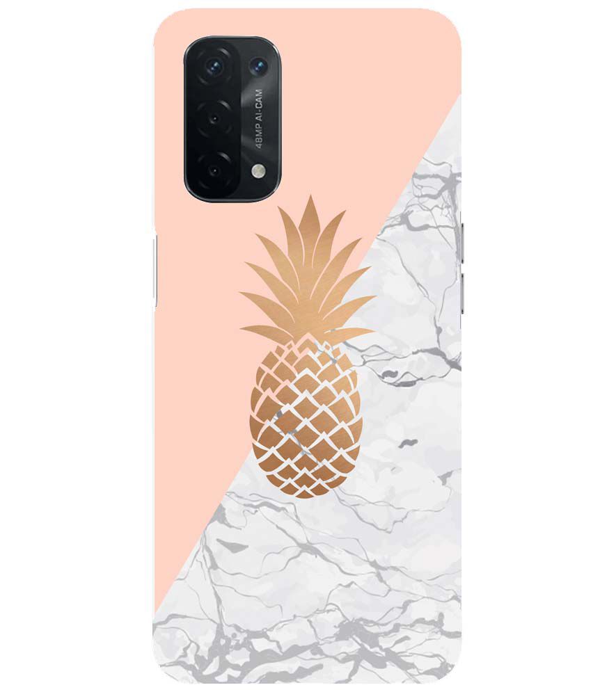 PS1330-Pineapple Marble Back Cover for Oppo A54 5G