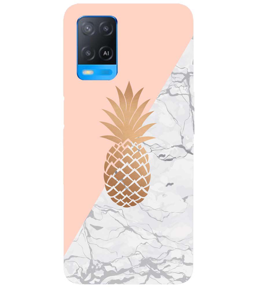 PS1330-Pineapple Marble Back Cover for Oppo A54