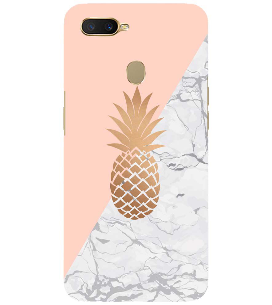PS1330-Pineapple Marble Back Cover for Oppo A5s