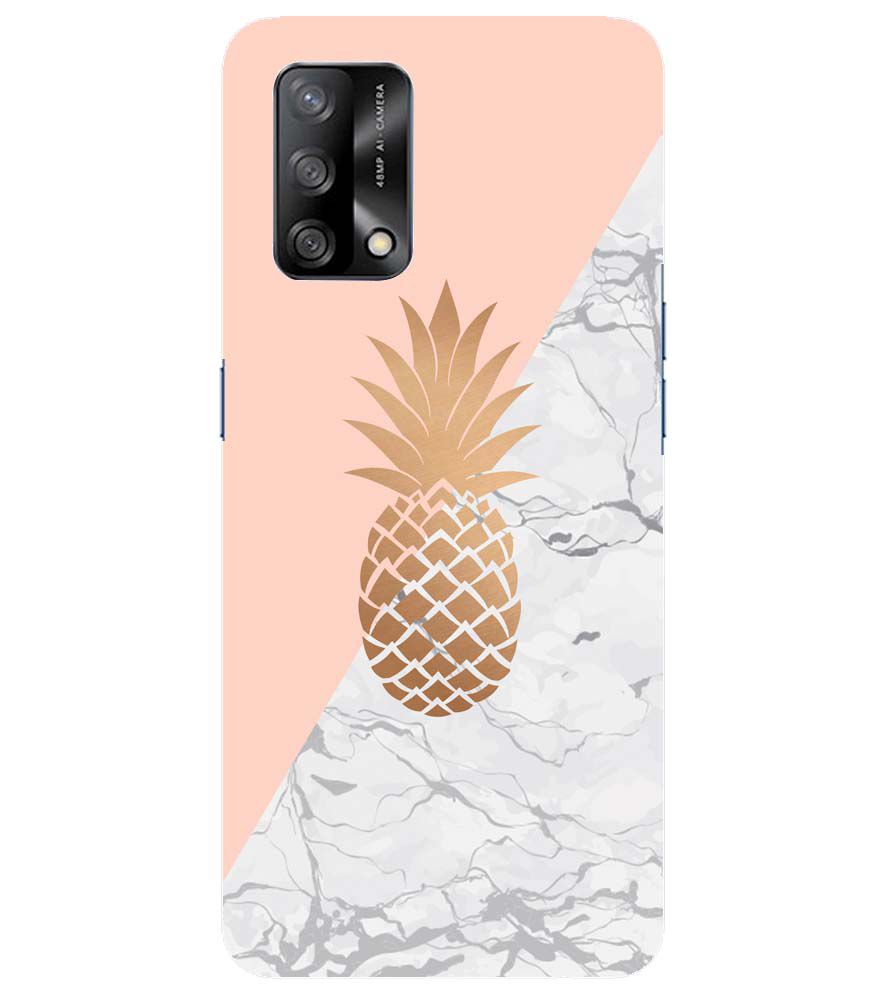 PS1330-Pineapple Marble Back Cover for Oppo F19