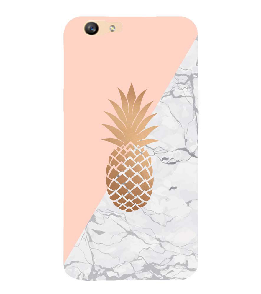 PS1330-Pineapple Marble Back Cover for Oppo F1s : A59
