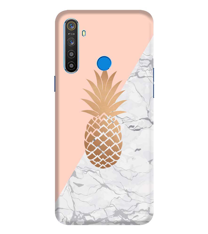 PS1330-Pineapple Marble Back Cover for Realme 5