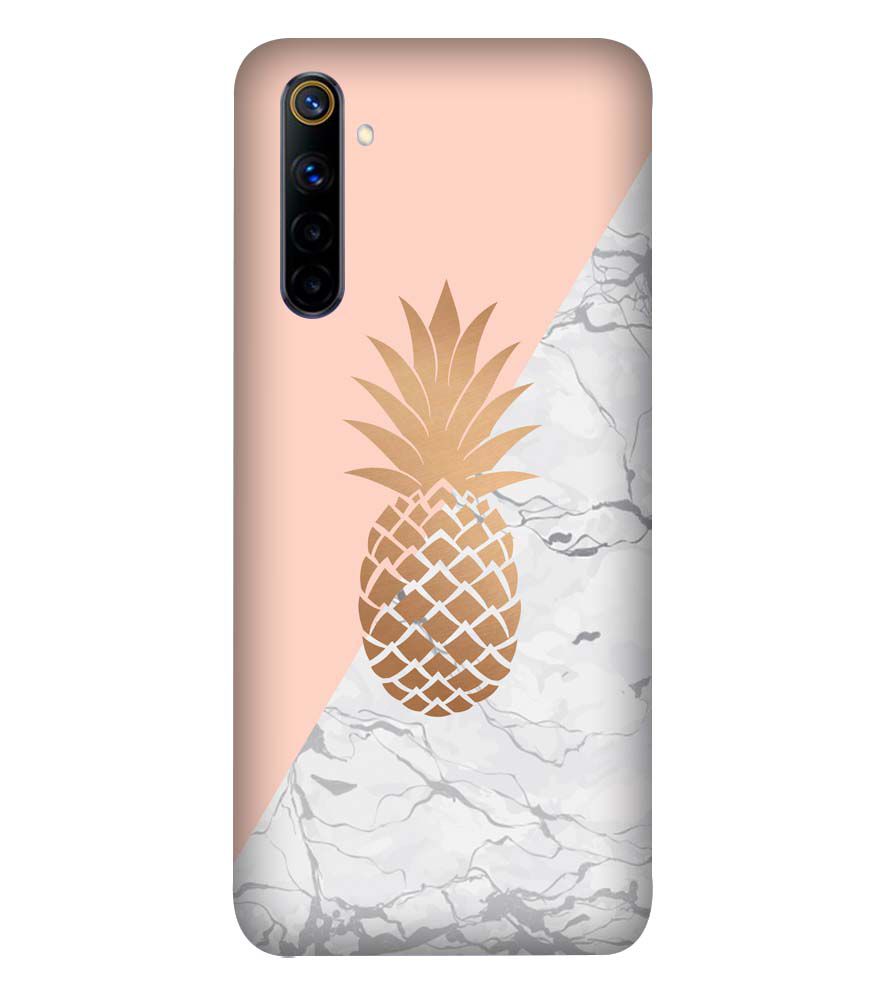 PS1330-Pineapple Marble Back Cover for Realme 6