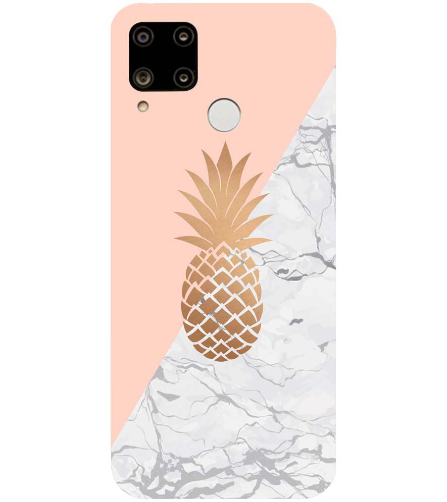 PS1330-Pineapple Marble Back Cover for Realme C15