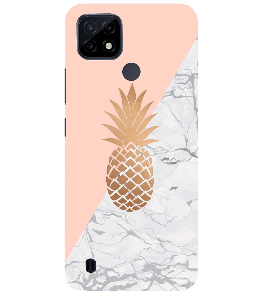 PS1330-Pineapple Marble Back Cover for Realme C21