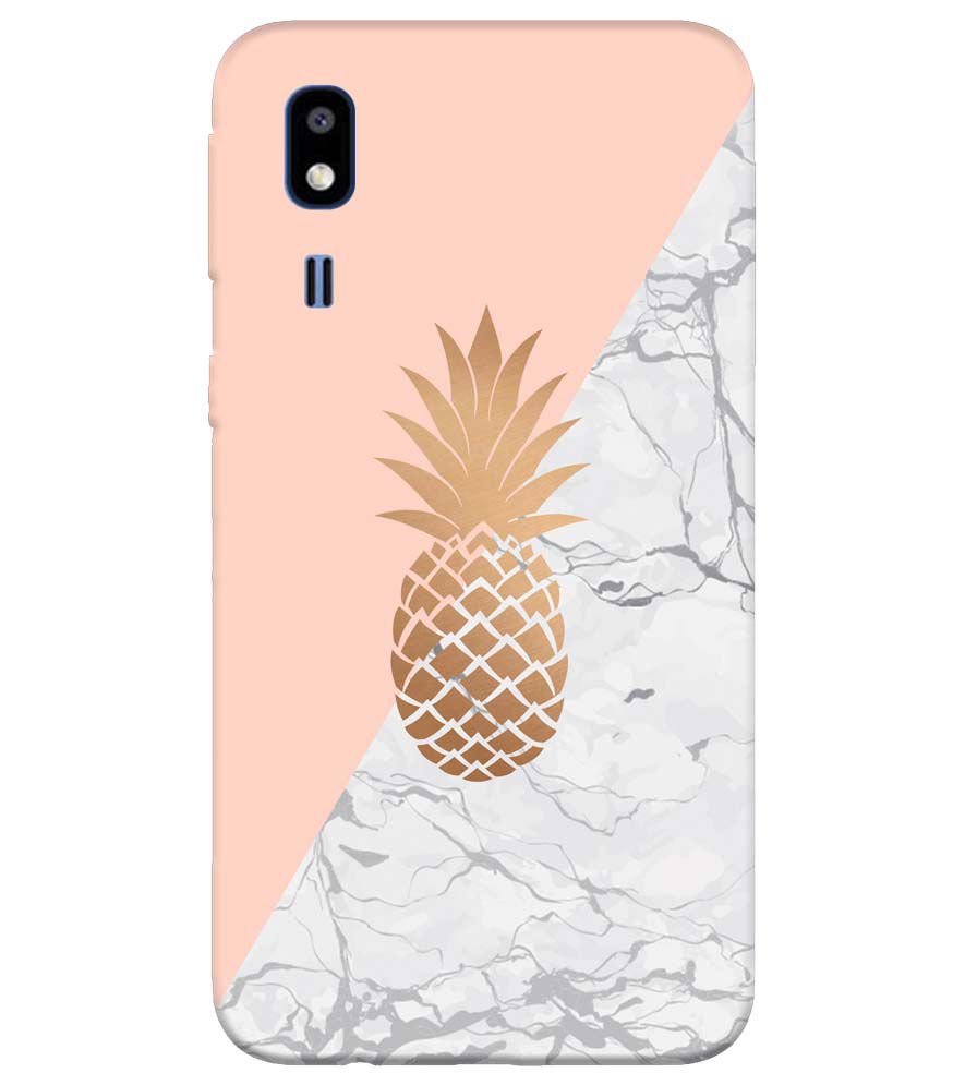 PS1330-Pineapple Marble Back Cover for Samsung Galaxy A2 Core